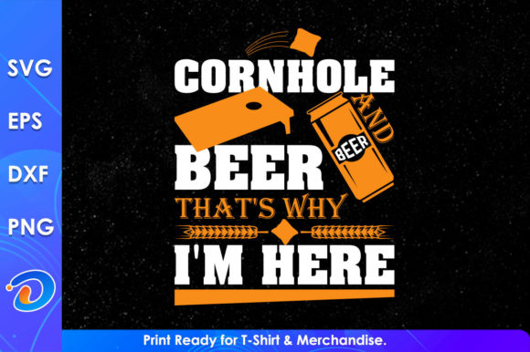 Cornhole and Beer Funny Cornholes Shirt Graphics for Crafts
