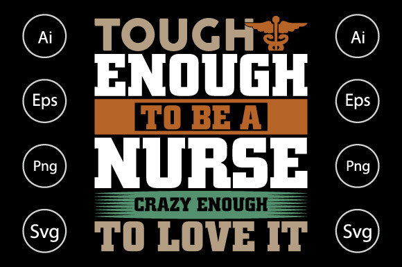 Crazy Nurse, Love Nurse Funny Nursing Graphics for Crafts