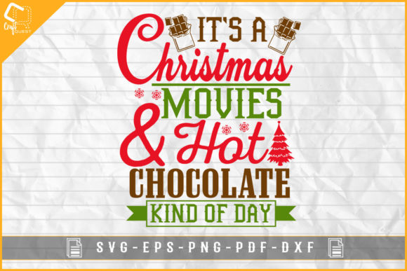 Funny Christmas Movies and Hot Chocolate Graphics for Crafts