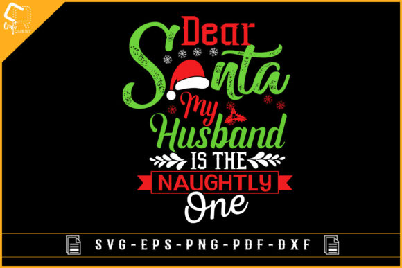 Funny Christmas Santa Hat T-shirt Design: Graphics for Crafts