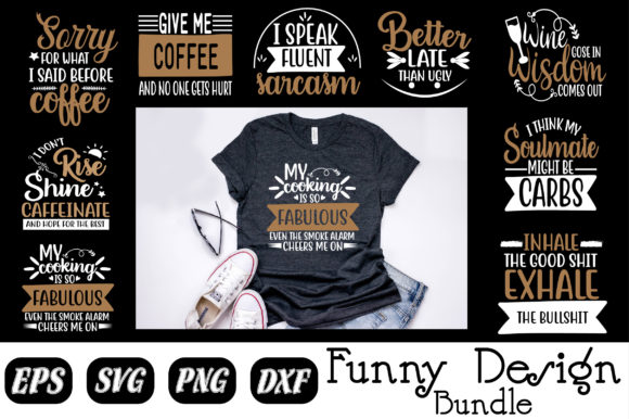 Funny Design Bundle: Graphics for Crafts and Content