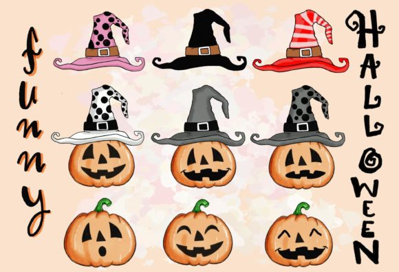 Funny Halloween Graphics for Crafts and Content