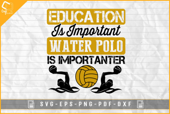 Funny Water Polo T-shirt Sublimation for Graphics and Crafts