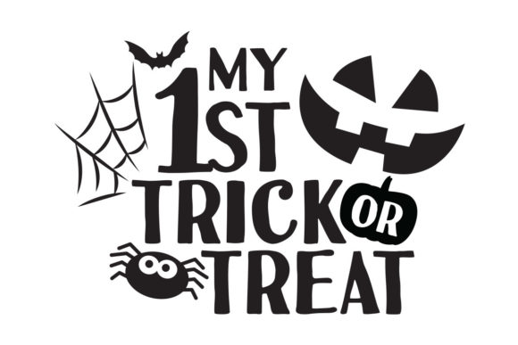 Halloween My First Trick or Treat SVG Graphics and Crafts