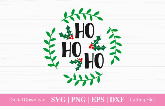 Ho Ho Ho Funny Chrsitmas Graphics for Crafts