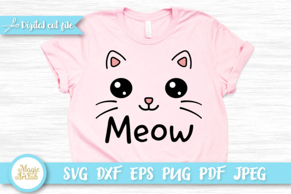 Meow Cat T-shirt Design SVG: A Crafts & Graphics Review