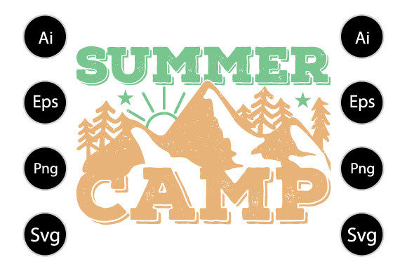 Summer Camp, Funny Camping Design: A Designer's Review of Graphics & Crafts